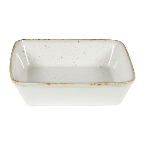Churchill Stonecast Hints Square Baking Dishes Barley White 250mm (6 Pack) Churchill