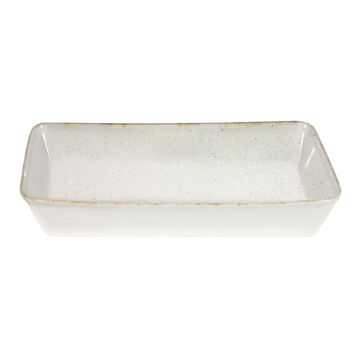 Churchill Stonecast Hints Rectangular Baking Dishes Barley White 250 x 380mm Churchill