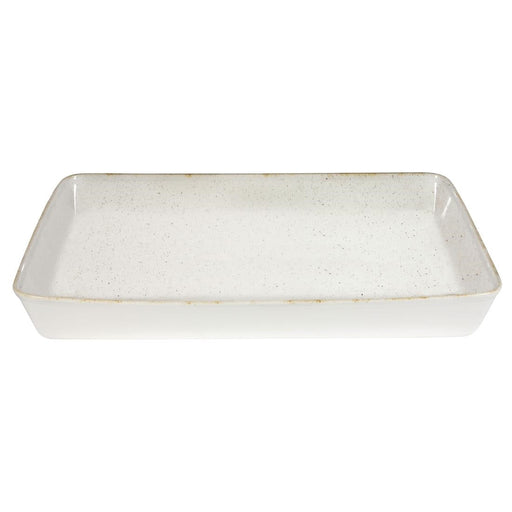 Churchill Stonecast Hints Rectangular Baking Dishes Barley White 325 x 530mm Churchill