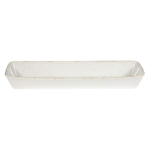 Churchill Stonecast Hints Rectangular Baking Dishes Barley White 160 x 530mm Churchill