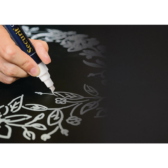 Chalk Markers White (2 Pack) Securit
