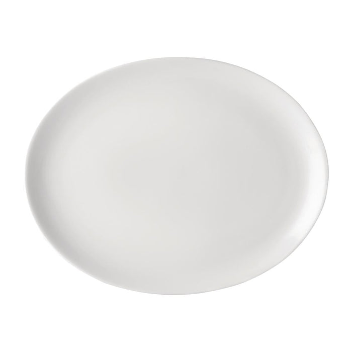 Utopia Pure White Oval Plates 300mm (18 Pack) Utopia