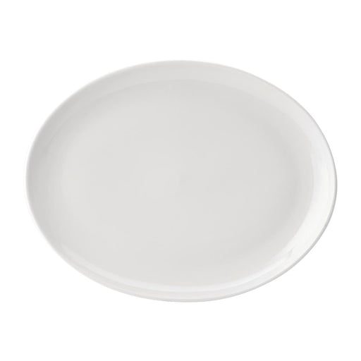 Utopia Pure White Oval Plates 360mm (18 Pack) Utopia