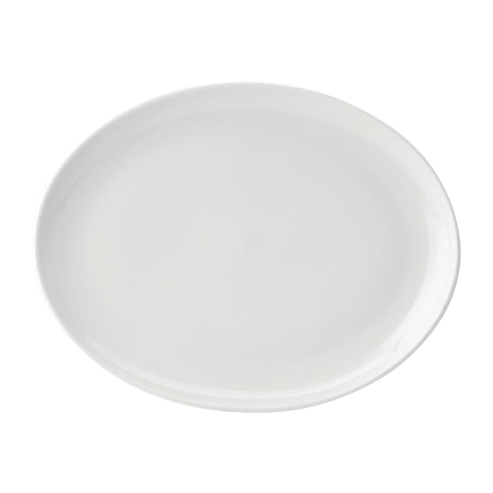 Utopia Pure White Oval Plates 360mm (18 Pack) Utopia