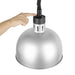 Buffalo Retractable Dome Heat Lamp Silver 2.5kW Buffalo