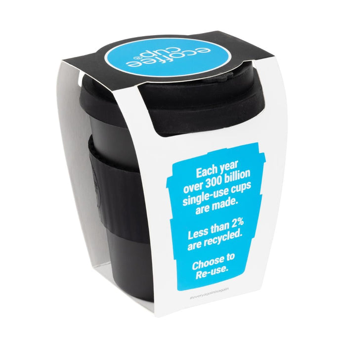 ecoffee cup Reusable Coffee Cup Kerr & Napier Black 12oz ecoffee cup
