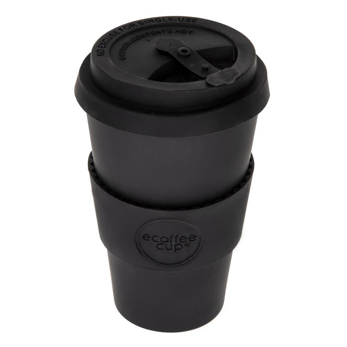 ecoffee Cup Reusable Coffee Cup Kerr & Napier Black 14oz ecoffee cup