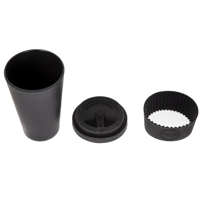 ecoffee Cup Reusable Coffee Cup Kerr & Napier Black 14oz ecoffee cup