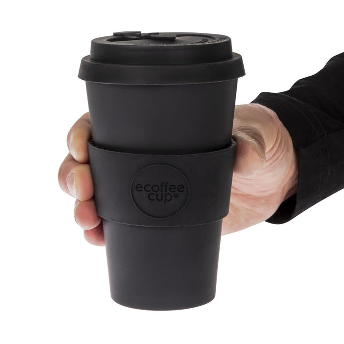 ecoffee Cup Reusable Coffee Cup Kerr & Napier Black 14oz ecoffee cup