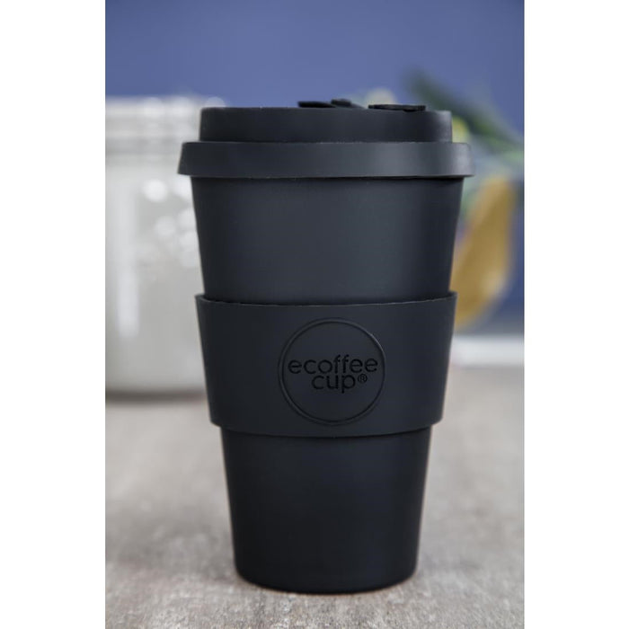 ecoffee Cup Reusable Coffee Cup Kerr & Napier Black 14oz ecoffee cup
