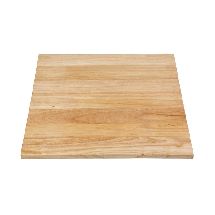 Bolero Pre-drilled Square Table Top Natural 700mm Bolero