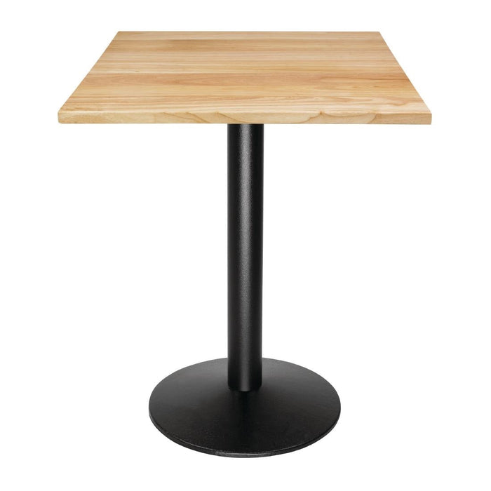 Bolero Pre-drilled Square Table Top Natural 700mm Bolero