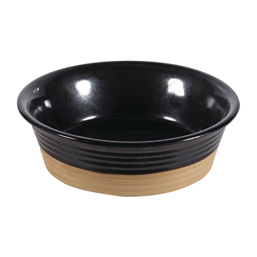 Churchill Black Igneous Stoneware Pie Dish 160mm (6 Pack) Churchill