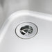 Vogue Single Sink with Double Drainer 1500mm Vogue