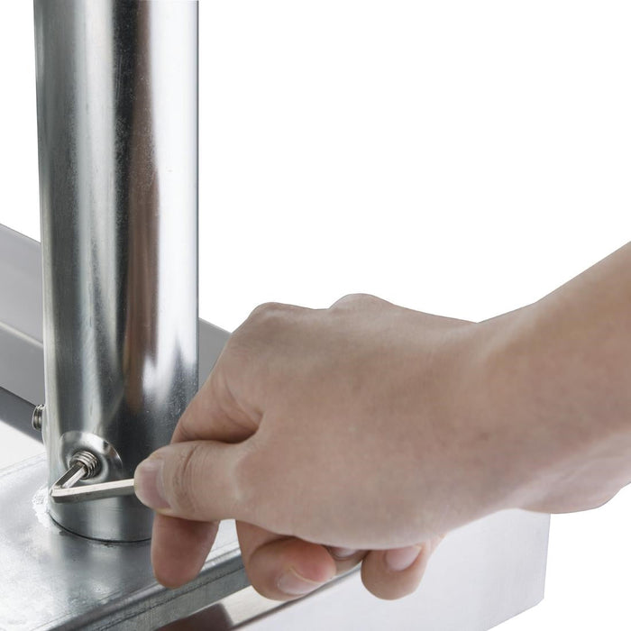 Vogue Double Sink Left Hand Drainer 1800mm Vogue