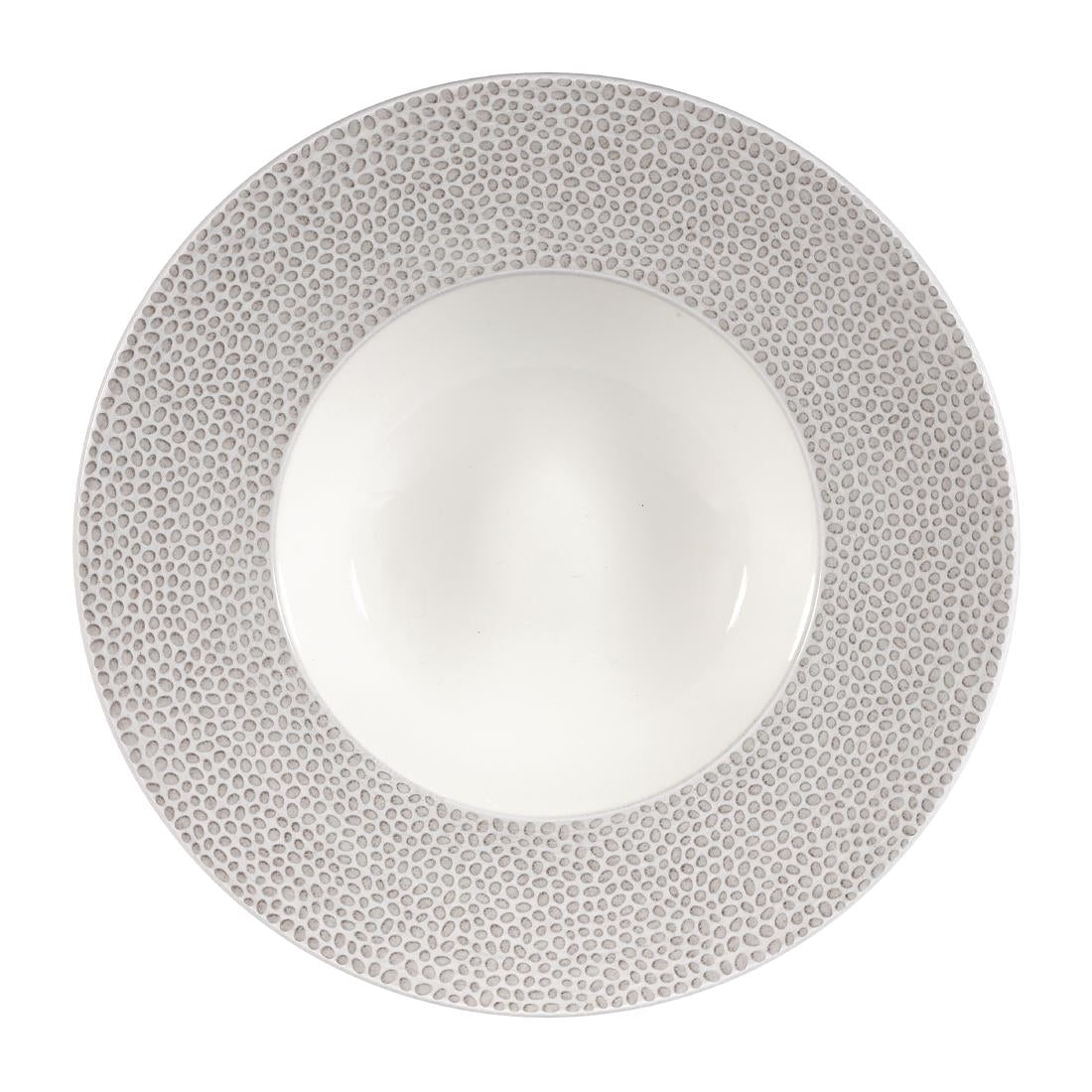 Churchill Isla Wide Rim Bowl Shale Grey 240mm — Canmac Catering Equipment