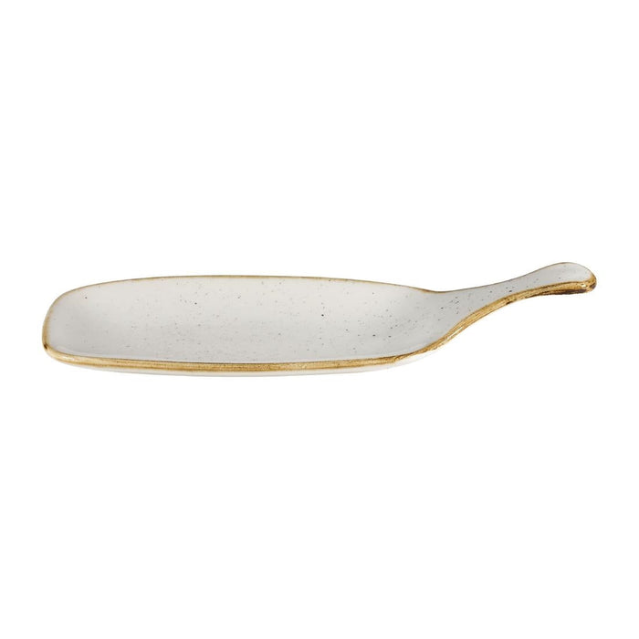 Churchill Stonecast Handled Paddles Barley White 284mm (6 Pack) Churchill