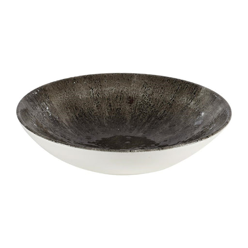 Churchill Stone Quartz Black Evolve Coupe Bowls 182mm (12 Pack) Churchill