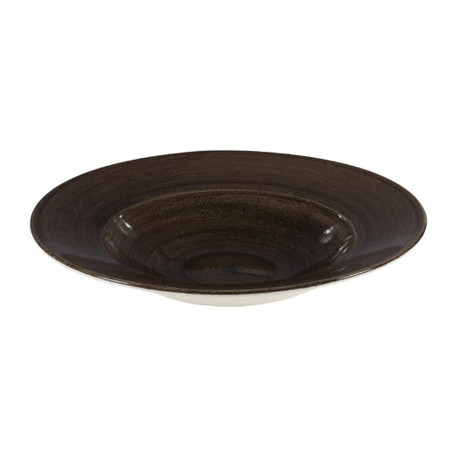 Churchill Stonecast Patina Profile Wide Rim Bowls Iron Black 280mm (12 Pack) Churchill