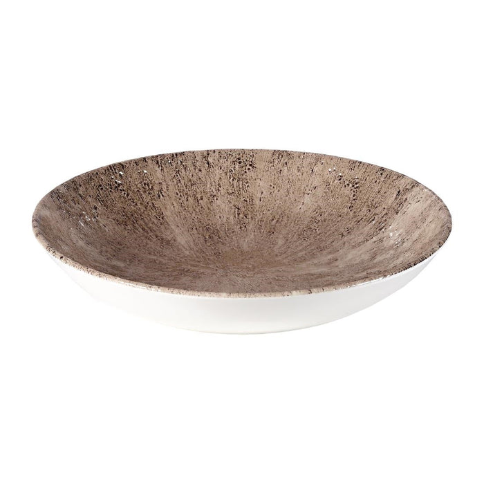 Churchill Stone Zircon Brown Evolve Coupe Bowls 182mm (12 Pack) Churchill