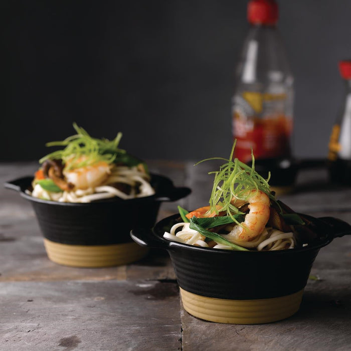 Churchill Black Igneous Stoneware Pie Dish 140mm (6 Pack) Churchill