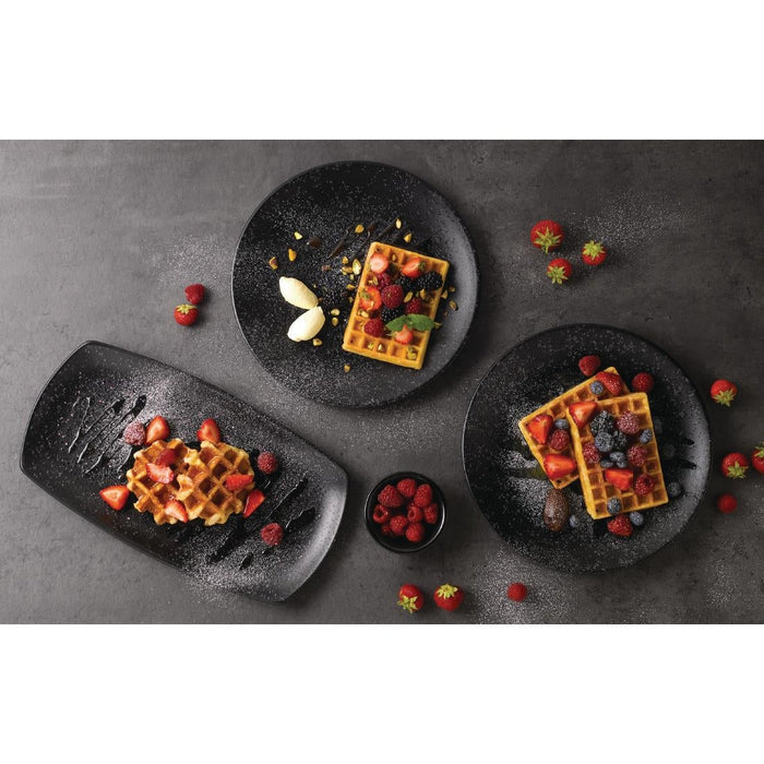 Churchill Menu Shades Caldera Ash Coupe Plates 270mm (6 Pack) Churchill