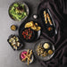Churchill Stone Quartz Black Evolve Coupe Plates 217mm (12 Pack) Churchill