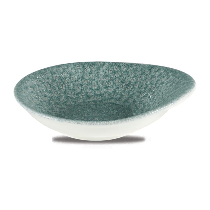 Churchill Raku Round Dish Topaz Blue 185mm (12 Pack) Churchill
