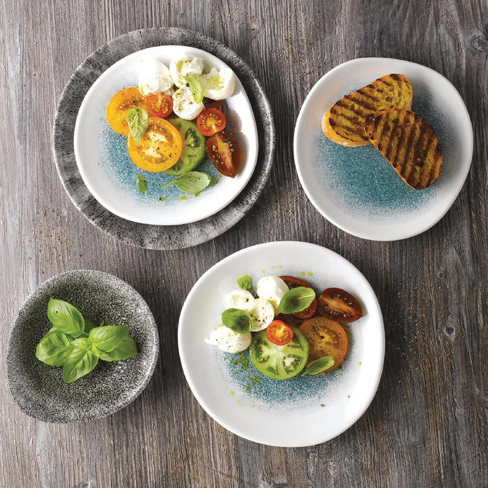 Churchill Raku Round Trace Plate Jade Green 210mm (12 Pack) Churchill