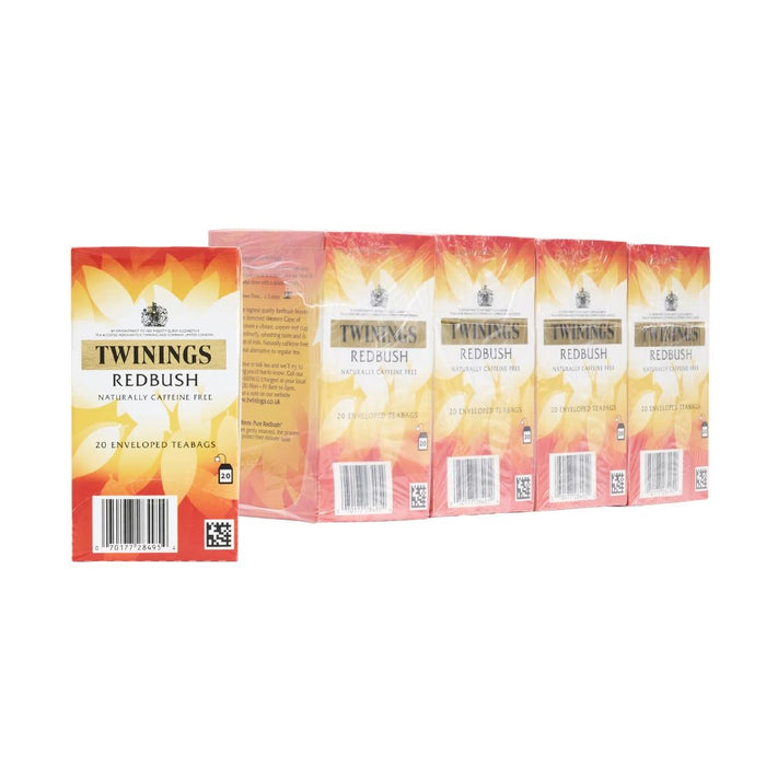 Twinings Redbush Tea Enveloped Tea Bags (80 Pack) Twinings