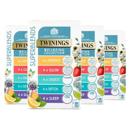 Twinings Superblends Wellbeing Collection Tea Bags (80 Pack) Twinings