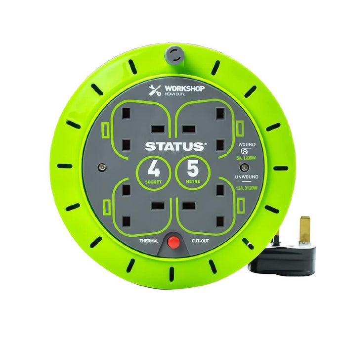 4 Socket | Thermal Cut Out | 5m