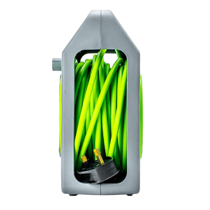 Status 4 Socket Handbag Cable Reel with Thermal Cut Out 13Amp 15m Status