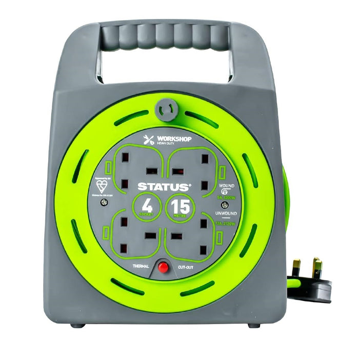 4 Socket | Thermal Cut Out | 15m