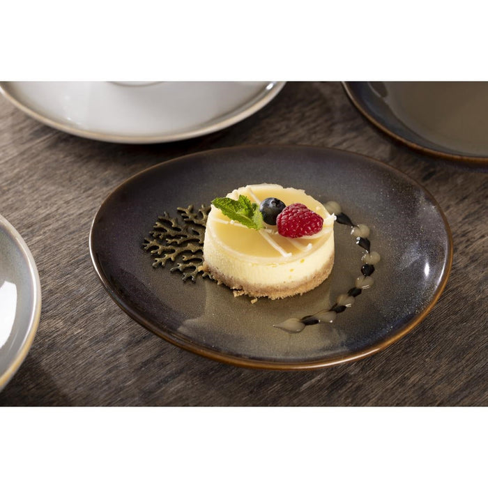 Olympia Birch Aubergine Coupe Plates 205mm (6 Pack) Olympia