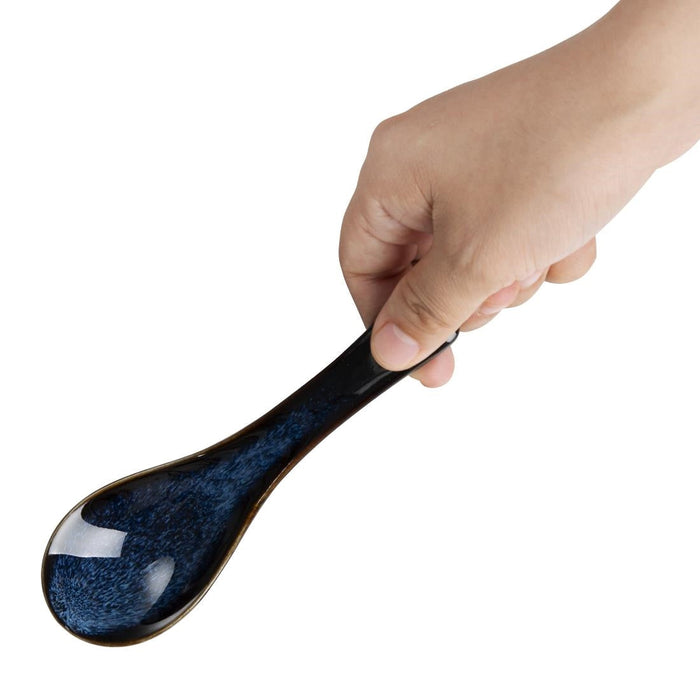 Olympia Luna Midnight Blue Soup Spoons (12 Pack) Olympia