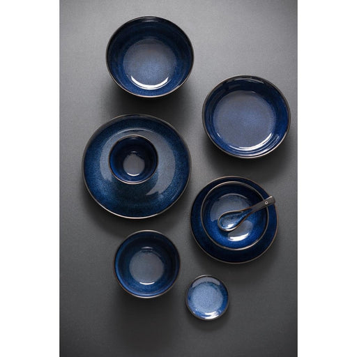 Olympia Luna Midnight Blue Coupe Plate 255mm (4 Pack) Olympia
