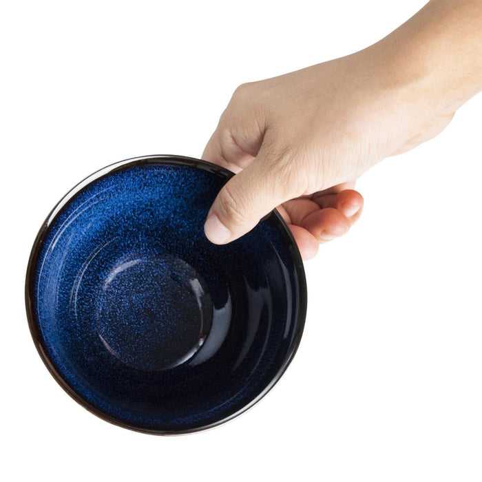 Olympia Luna Midnight Blue Footed Bowls 115mm (8 Pack) Olympia