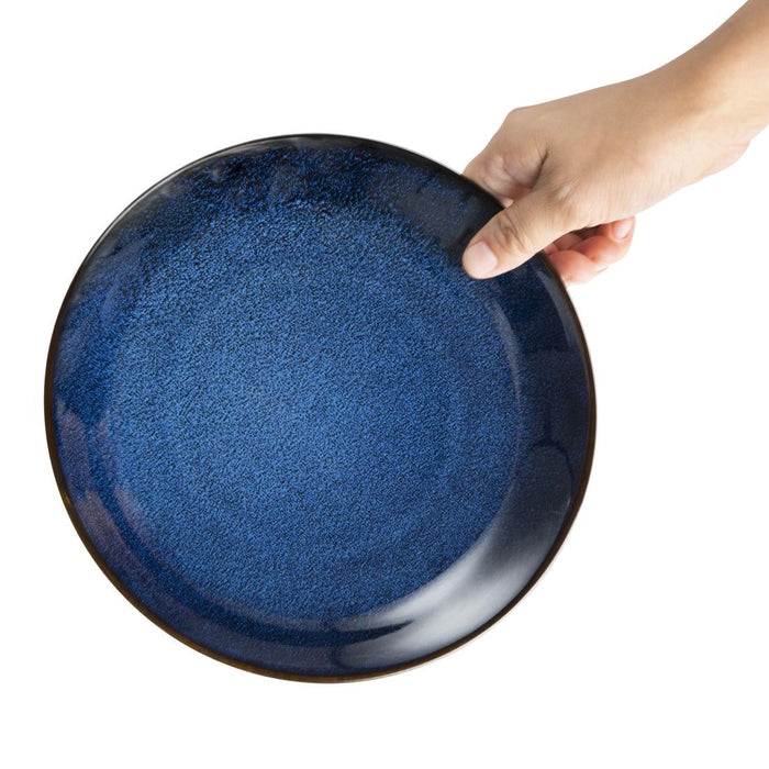 Olympia Luna Midnight Blue Coupe Plates 205mm (4 Pack) Olympia