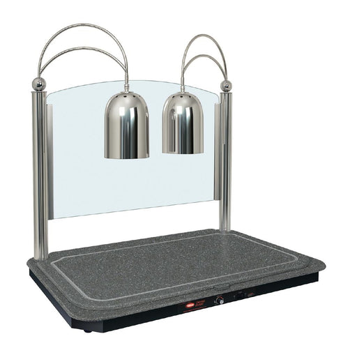 1.3kW. Clear bulbs included