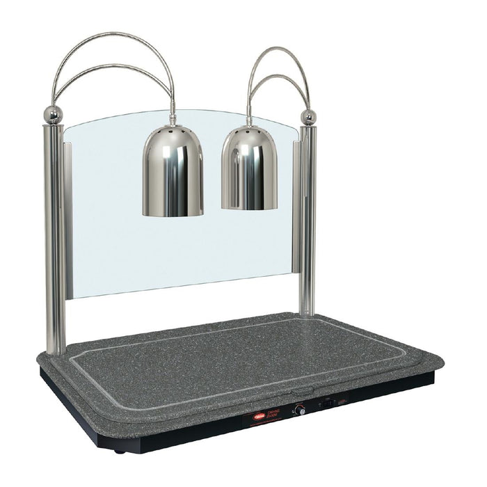 1.3kW. Clear bulbs included