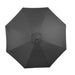 Bolero Seville Round Parasol 3m Diameter Black Bolero