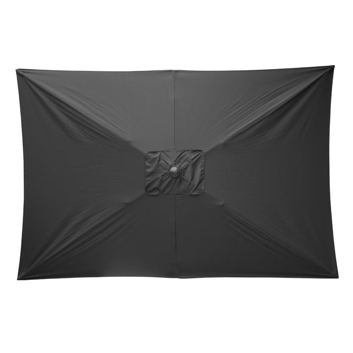 Bolero Seville Rectangular Parasol 2x3m Black Bolero