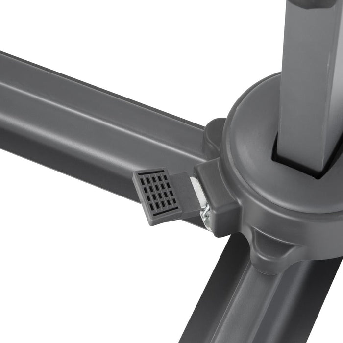 Bolero Venice Heavy Duty Parasol Black 3.5m Bolero