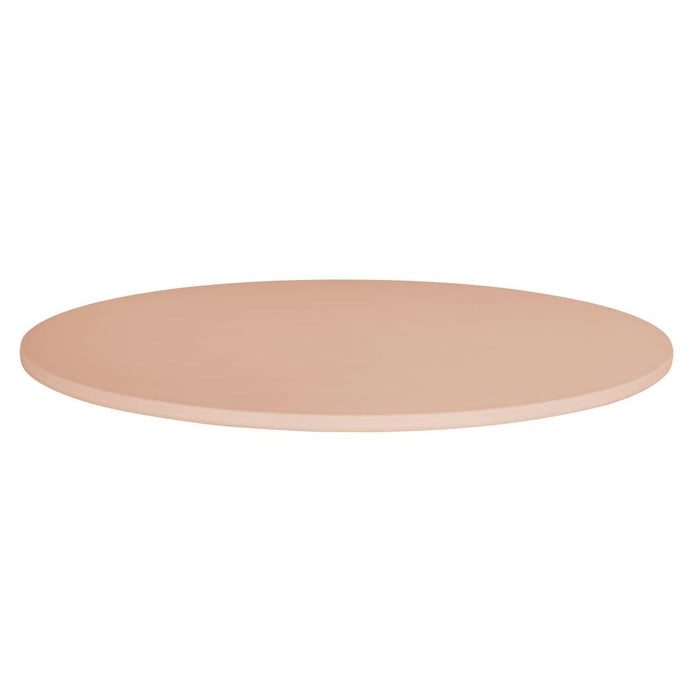 Bolero Mila 600mm Round Café Table - Nude Pink Bolero