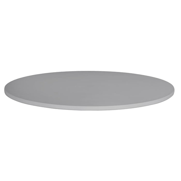 Bolero Lorenzo 600mm Round Café Table - Medium Grey Bolero