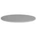 Bolero Lorenzo 600mm Round Café Table - Medium Grey Bolero