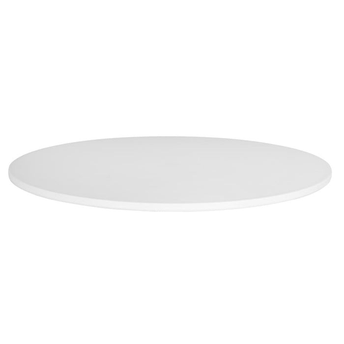 Bolero Mateo 600mm Round Café Table - White Bolero