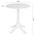 Bolero Mateo 600mm Round Café Table - White Bolero