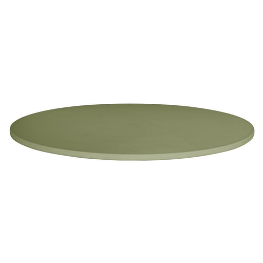 Bolero Verona 700mm Round Café Table - Olive Green Bolero